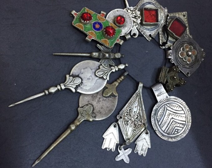 Berber silver pendant,Berber jewelry,Berber silver,antique berber jewelry,antique berber silver,Moroccan jewelry,Moroccan silver