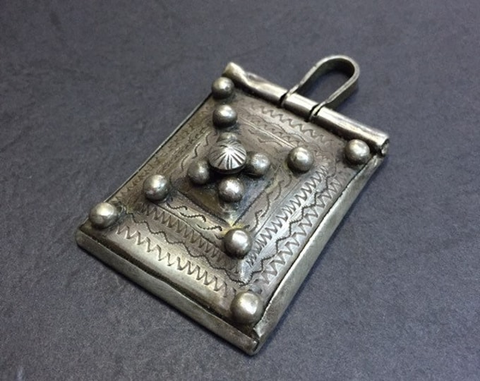 Moroccan Vintage pendant,Berber kitab pendant ,Berber Jewelry ,Berber silver,Moroccan jewelry,African Jewelry,African Silver,Moroccan silver