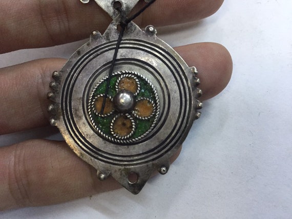 Antique berber pendant,antique berber silver,Berb… - image 4