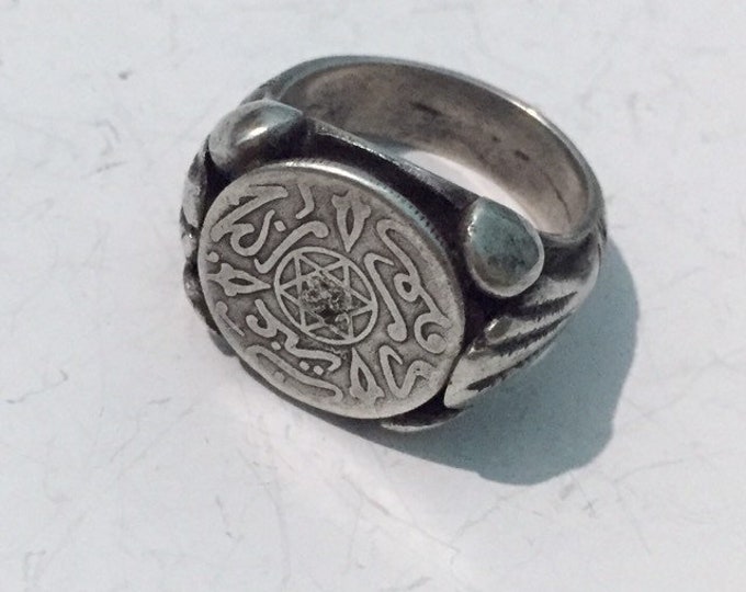 Berber vintage silver ring,Berber silver ring,Moroccan silver ring,Berber amulet,north African ring,Moroccan ring,Berber ring