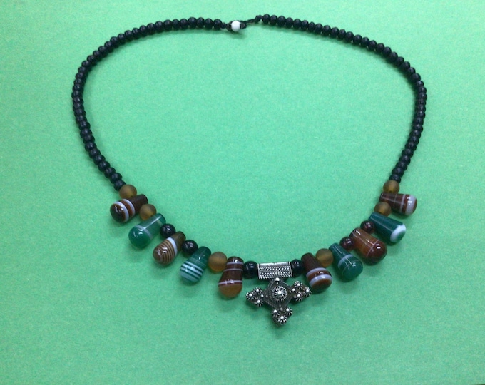 Moroccan necklace,Moroccan jewelry,Moroccan Saharien necklace,Berber silver,Berber jewelry,Berber necklace,north African jewelry,Amazigh