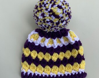 lakers baby beanie