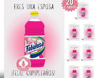 Cumpleaños - Tarjetas De Cumpleaños Para Mamá Abuela Hermana Hija Amiga Novia Esposa Tia Regalos- Birthday Greeting Cards In Spanish Bundle
