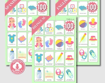 Baby Shower Game Bundle, Minimalist Baby Shower Games, Modern Baby Shower Games Pack, 100 Games, NOT Editable Download - Gifts Games Decor