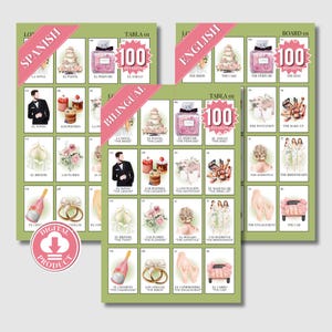 Despedida De Soltera Juegos Mega Bundle Green - Juegos Para Boda - Gry na wieczór panieński w języku hiszpańskim - Ideas Para Despedida De Soltera Mixta