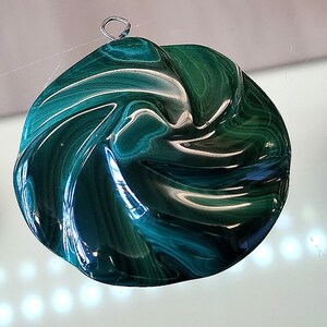 Malachite Swirl Pendant