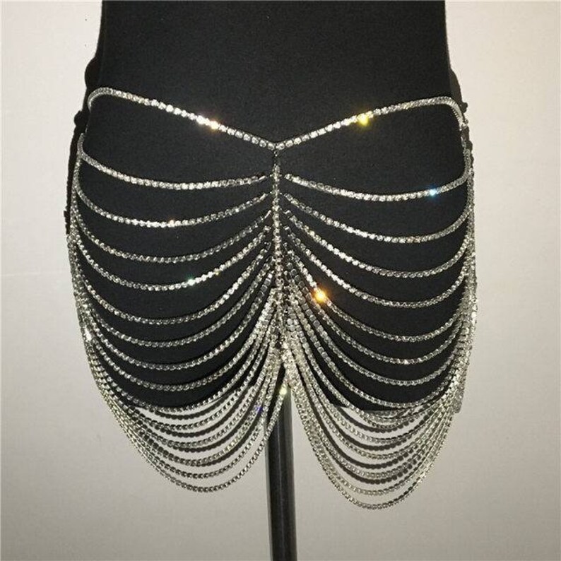 rhinestone pencil skirt