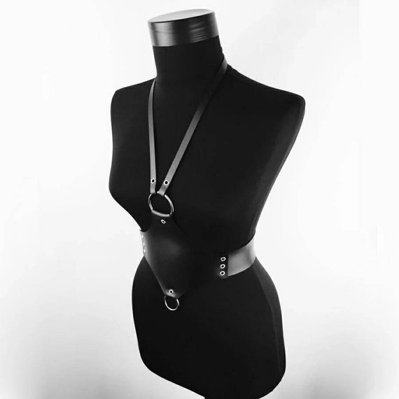 Women Leather Garter Belts Straps Waist Thigh Leg Bondage Body Harness Corsets