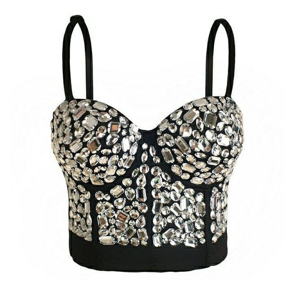 glitter bralette festival