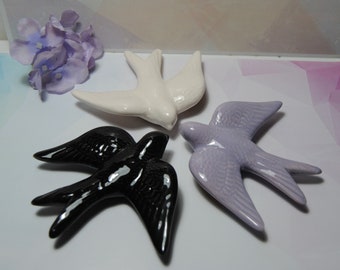 swallows cms Swallows| Golondrinas | Portuguese swallows | Ceramic Swallows | Hirondelles | Schwarze Schwalben, decor