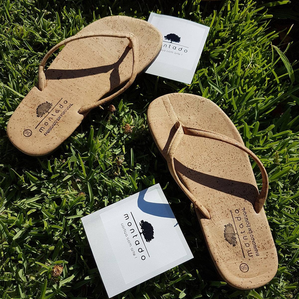 Eco Friendly Vegan Flip Flops Cork, Unisex Vegan Flip Flops, Cork