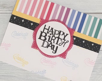 Birthday Rainbow - Card Kit