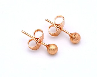 Gold Earrings, Gold Stud Earrings, Simple Gold Earrings, Tiny Gold Earrings, Stud Earrings, Minimalist Earrings