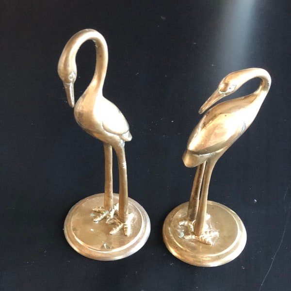 Brass Cranes Etsy