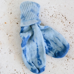Indigo Cotton Socks, Unisex Organic Cotton Naturally Dyed Socks, Made in the USA image 4