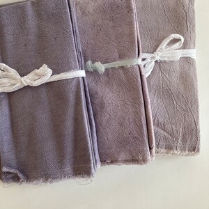 Cotton Napkin Set, Naturally Dyed SAMPLE SALE image 3