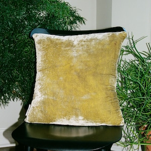 Sage Velvet Pillow, Naturally Dyed Silk Velvet Pillow, Green Velvet Throw, Hand Dyed Sham