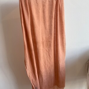Wool Gauze Scarf Naturally Dyed Sustainable Lightweight Wool SAMPLE SALE Terracotta