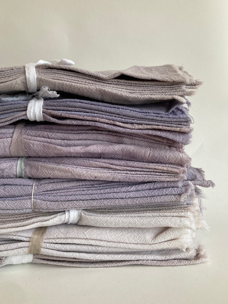 Ensemble de serviettes en coton, teints naturellement VENTE D'ÉCHANTILLONS image 5