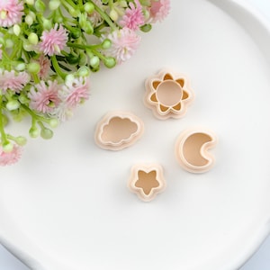 Sky Stud Cutter Pack / Polymer Clay Cutters / Jewelry Maker Tools / Clay Crafting Supplies