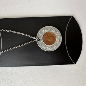 Spencer Bros Corp Penny Pendant Necklace 13&quot;