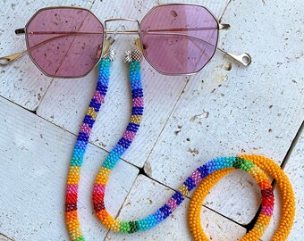 Sunglass Strap, Eye Glass Chains, Sunglasses Strap, Gifts for Her, Sunny Cord, Boho Jewelery, Eye Glass Holder, Beaded Lanyard