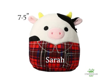 Bufanda de hongo Malcolm de Squishmallow personalizada de 7,5