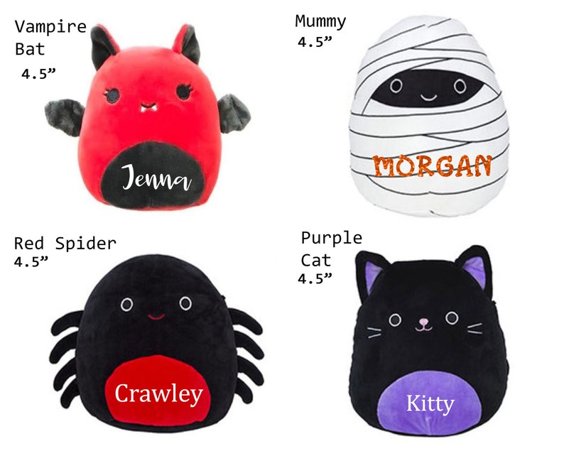 Squishmallow Halloween Mummy 4.5 inch Squishable plush | Etsy