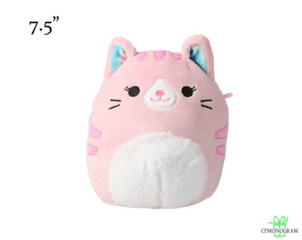 Personalized Squishmallow Tabitha Tabby 7.5", Pink Cat, Custom Squishmallow, Sealife, Gift,Personalized Stuffed Animal,Custom Plush