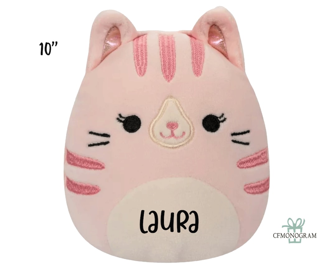Squishmallow Laura Tabby Cat 10 Inch Personalized Squishmallow