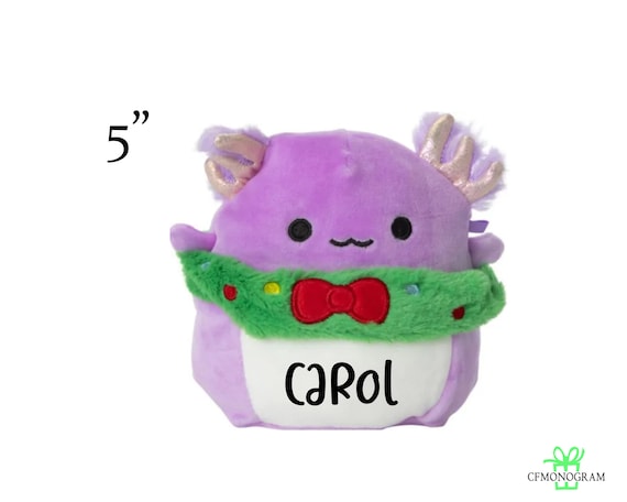 Squishmallow Christmas Sivi and Jordan Gingerbread 4, Custom Squishmallow,  Christmas Gift, Personalized Stuffed Animal 