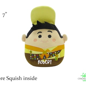 Personalized Squishmallow Russell Up inch, Boy Scout Squishable plush, Birthday gift, Personalized Stuffed