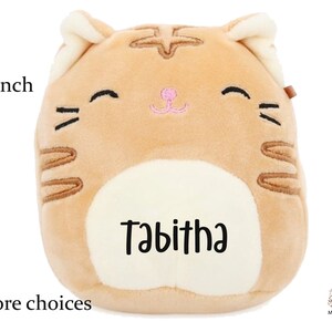 Squishmallow Nathan Tabby Cat Brown Cat 5 inch Easter basket | Etsy