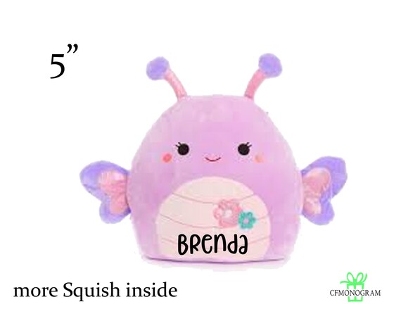 Squishmallow Brenda Butterfly 5 Inch, Easter Basket Stuffer, Personalized  Squishmallow Stuffed Animal, Custom Squishmallow Plush 