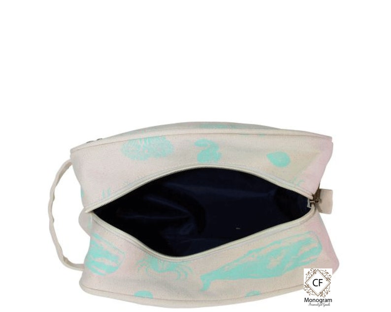 Monogrammed Tote Set with Travel Kit and WalletMakeup Clutch