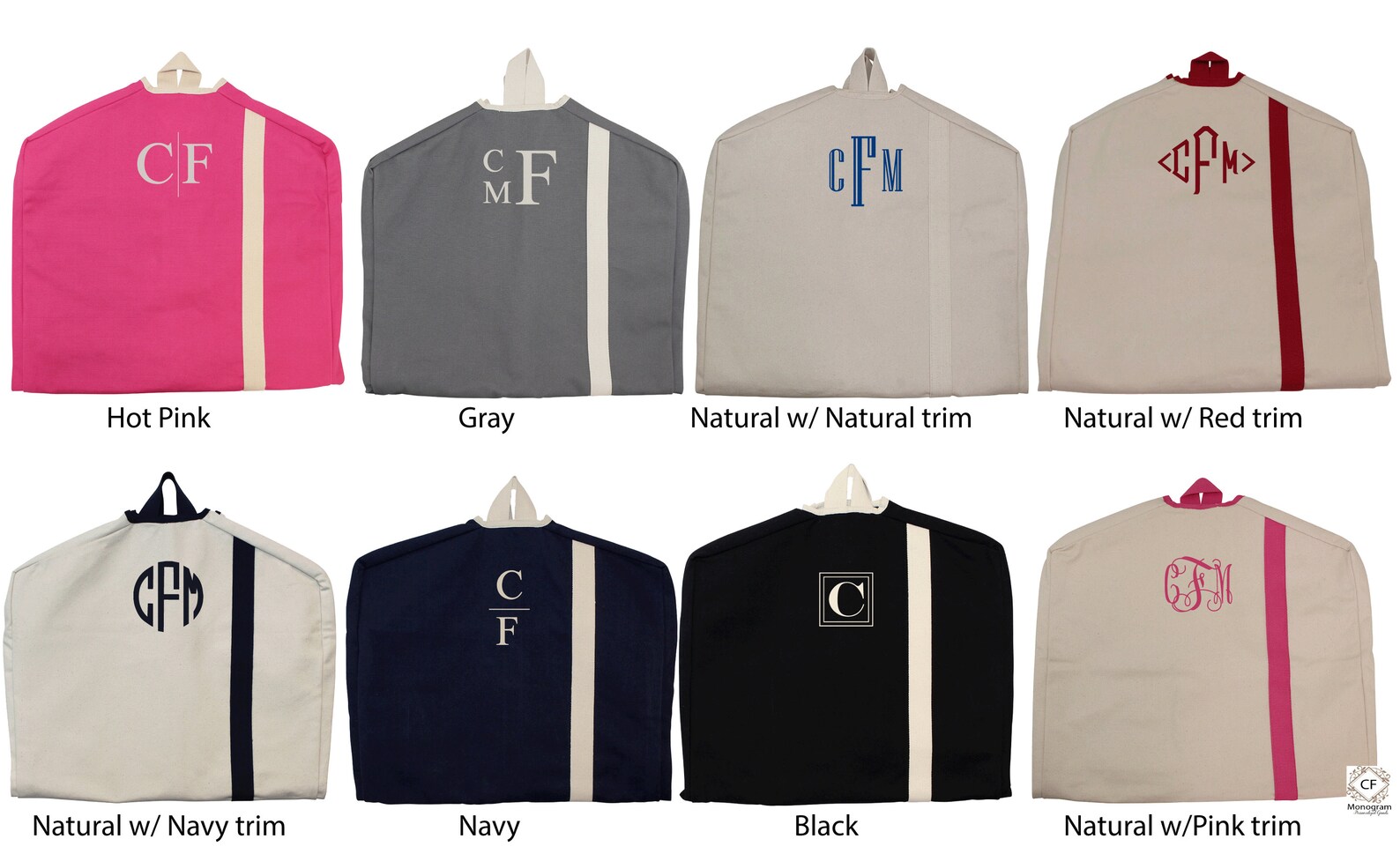 Garment Bag Personalized for Men and Women With Monogram Suit Etsy