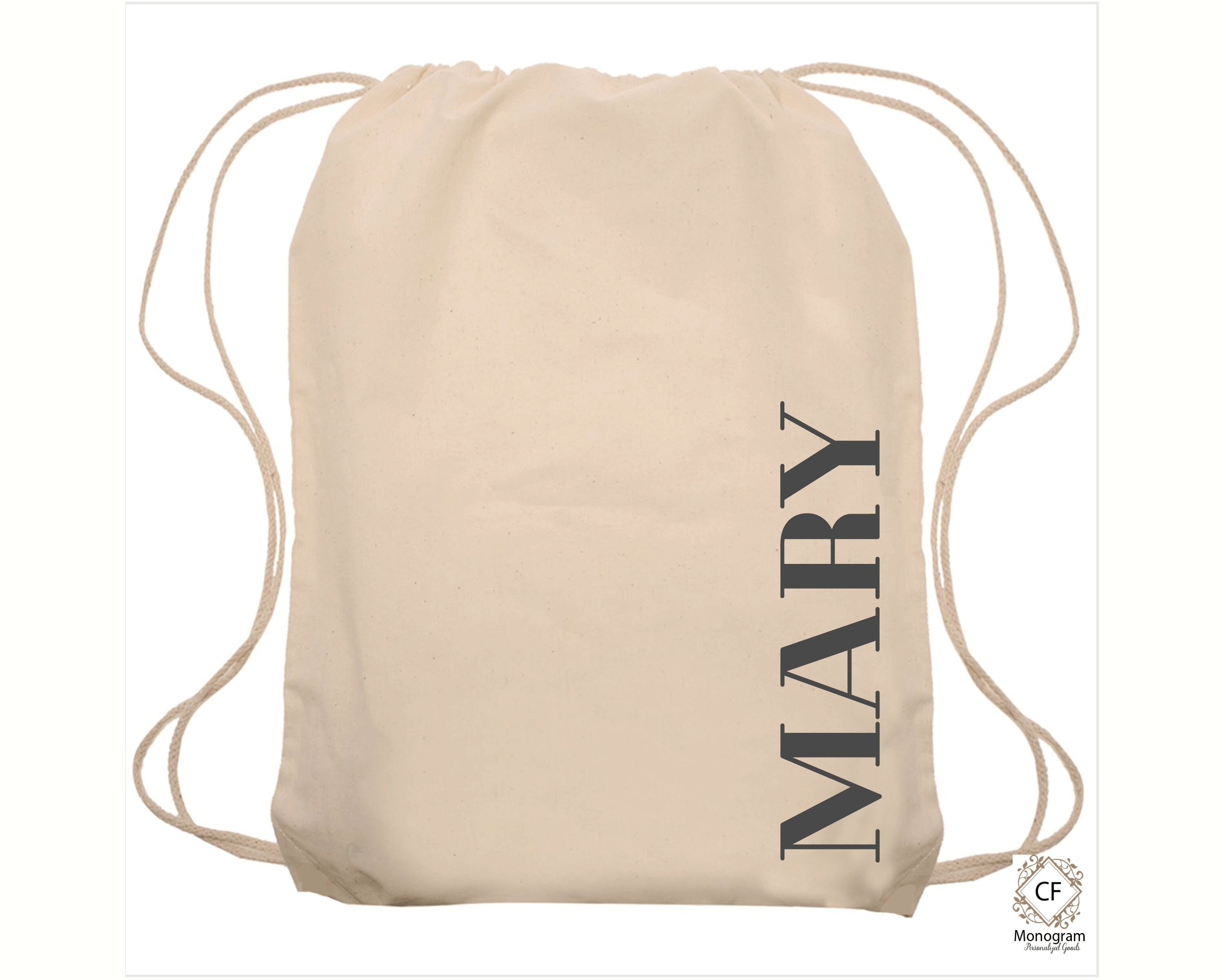 Personalized Drawstring Bag Cinch Bag 