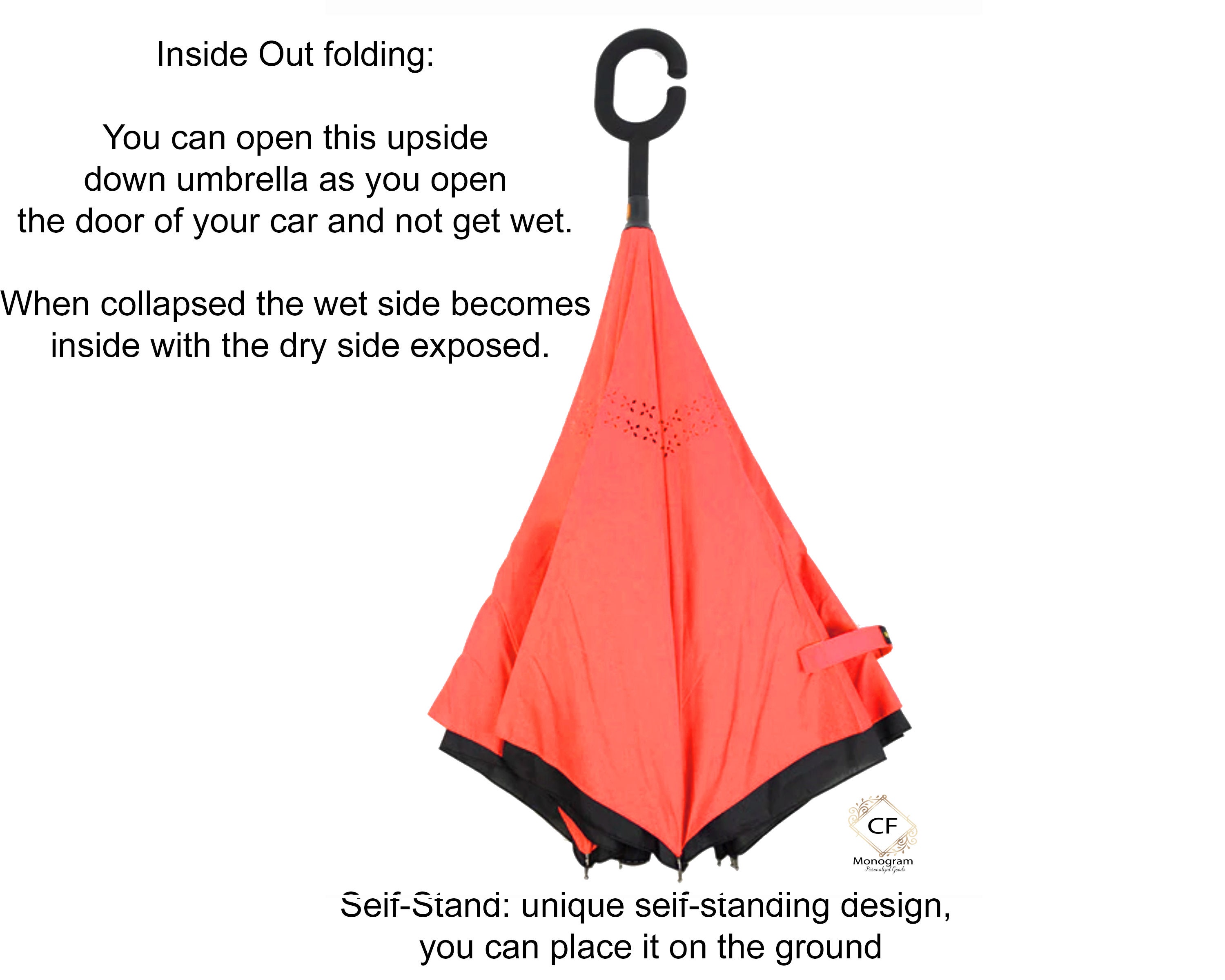 Custom Umbrella Personalized Umbrella monogram umbrella Etsy