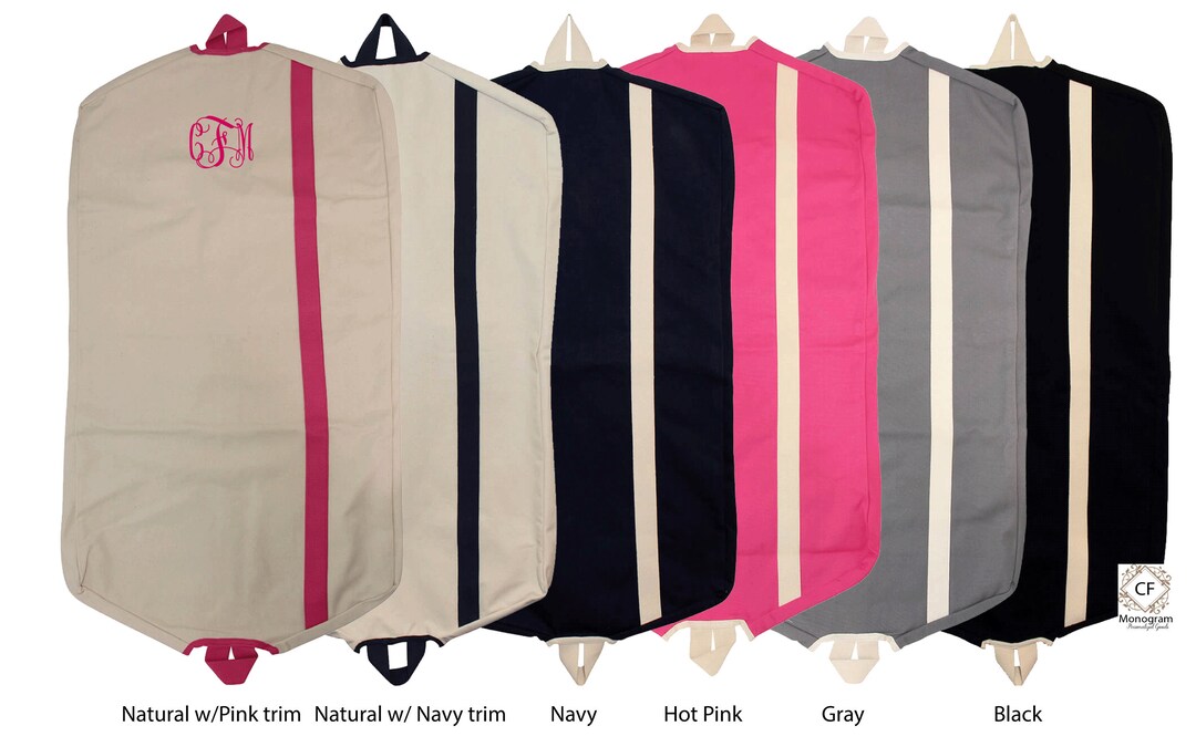 Garment Bag Personalized for Men and Women With Monogram, Suit Bag Etsy