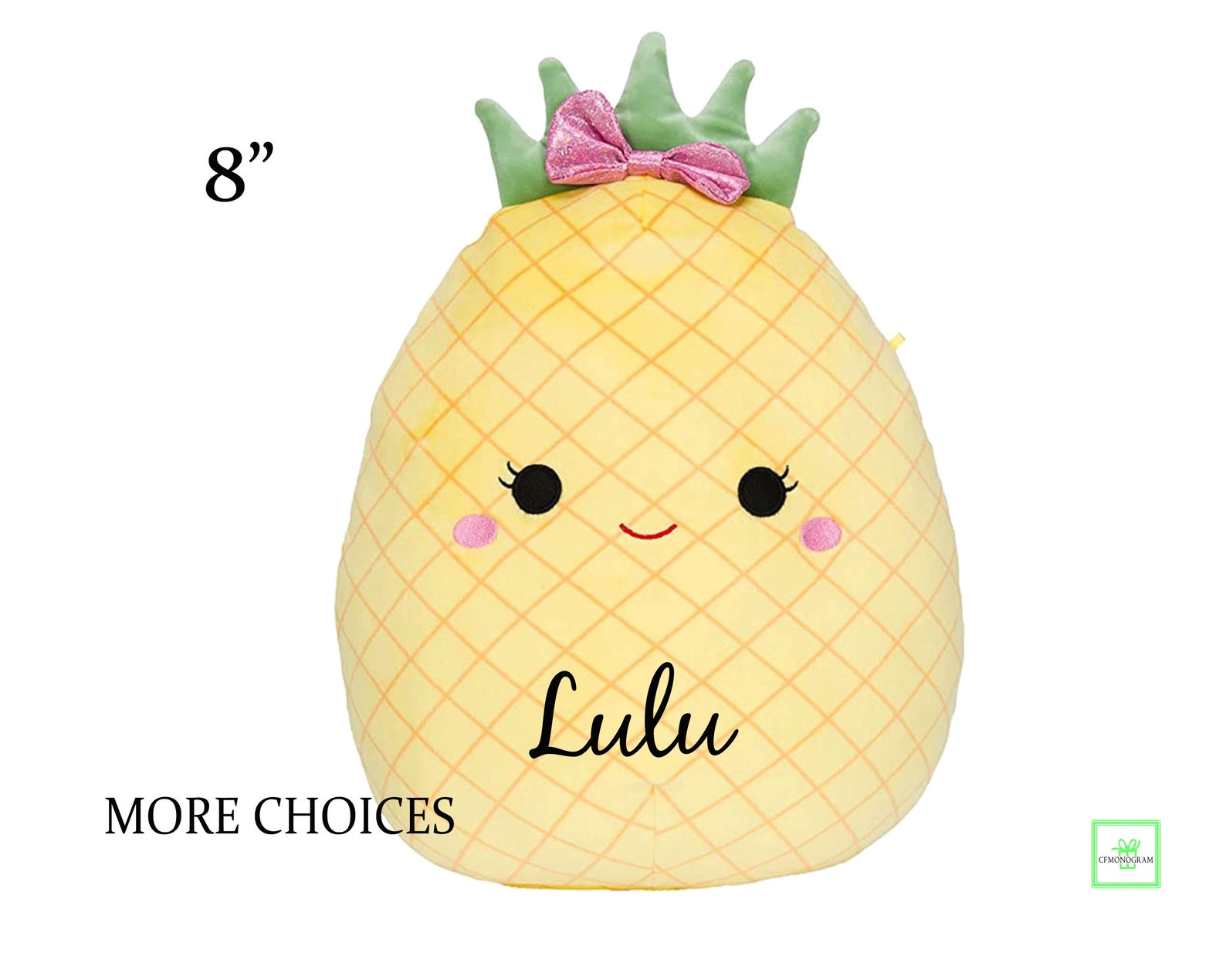 pineapple squishmallow tag