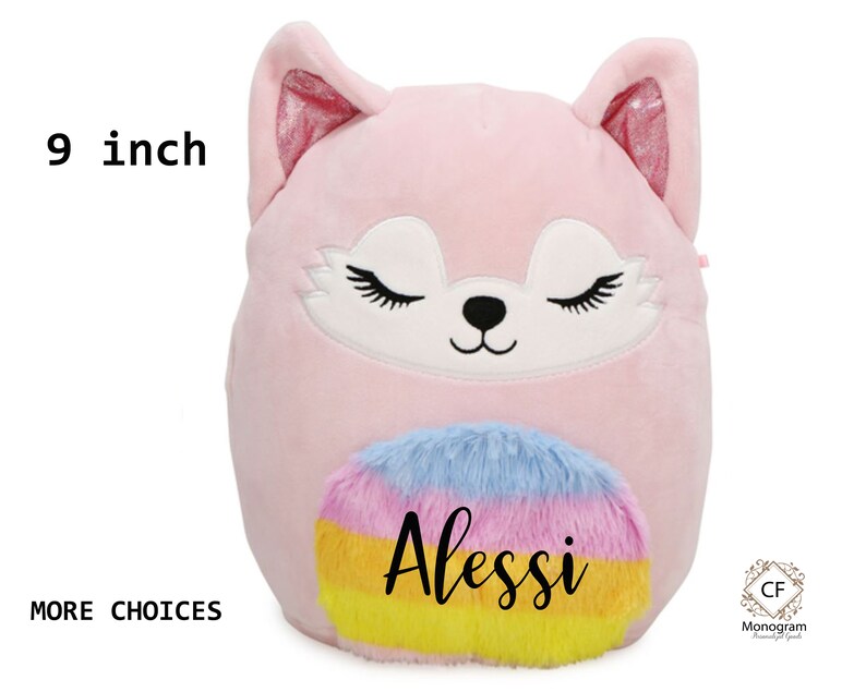 Personalized Squishmallow Alessi Fox 9 inch Squishable plush | Etsy