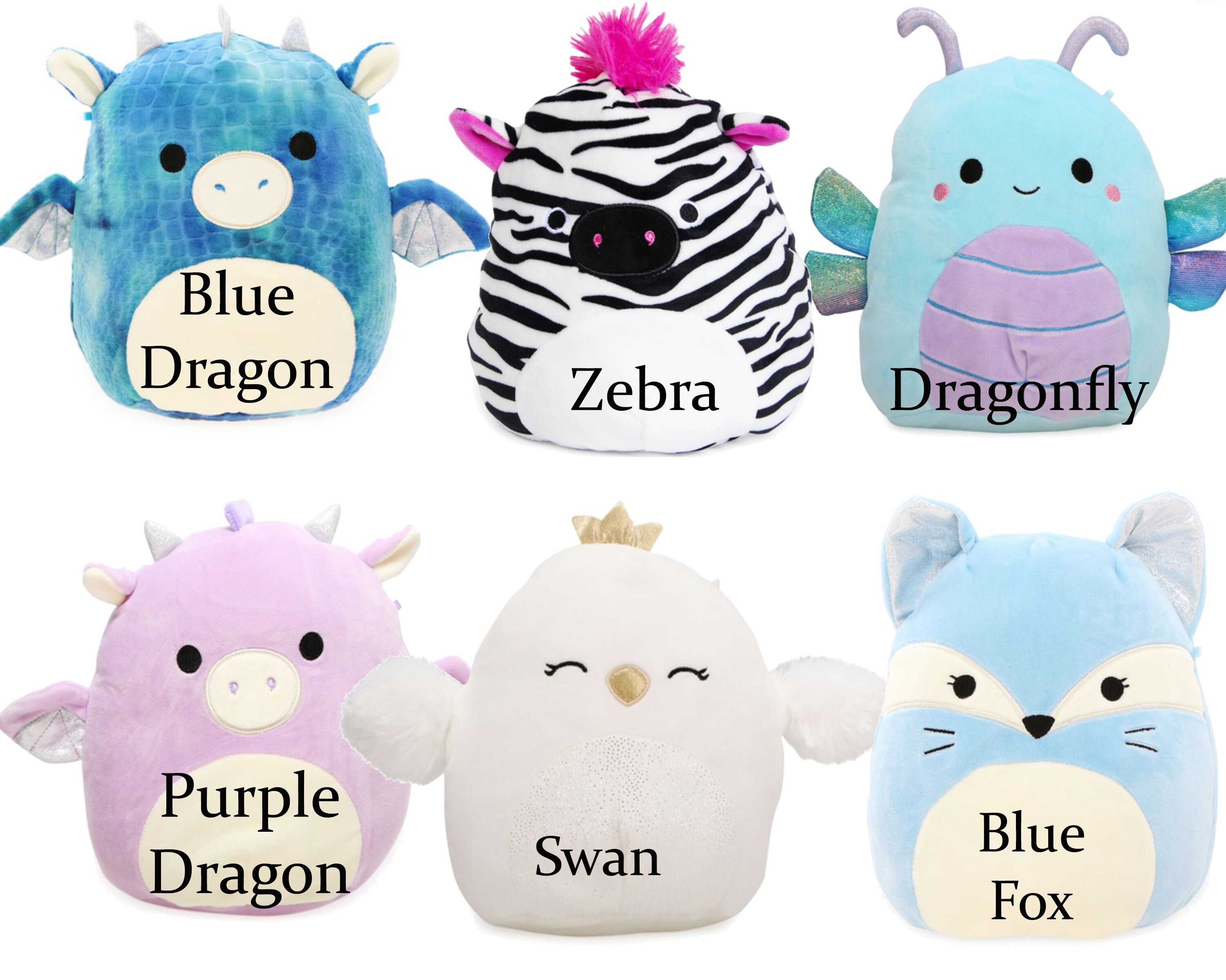 Personalized Squishmallow Tie Dye Snail 9 inch Squishable Etsy