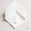 Personalized Men's Handkerchief Set - Perfect Gift for Groomsmen and Dad