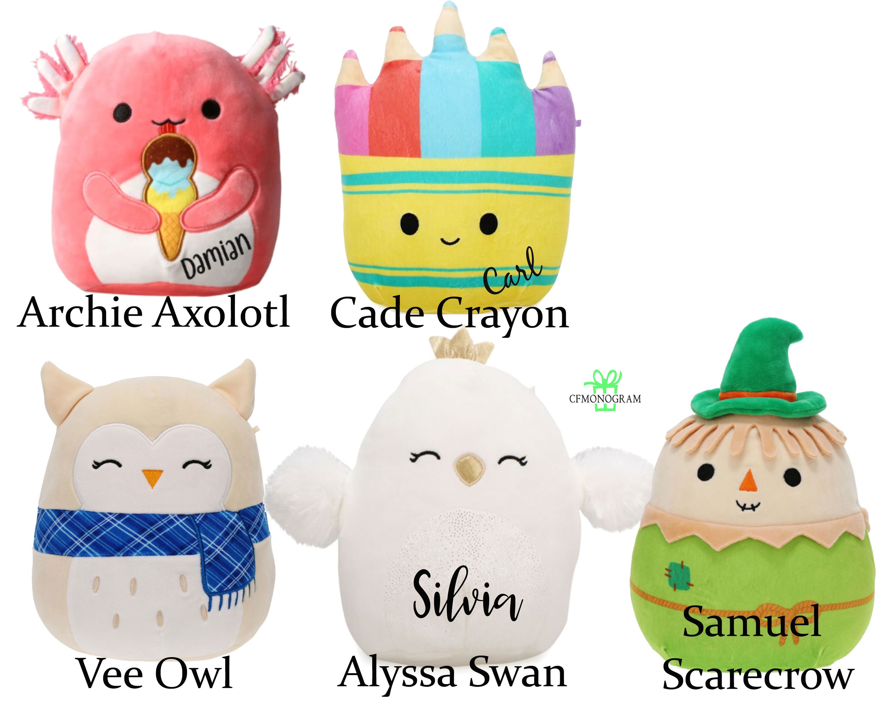 Personalized Squishmallow Tasha Tiger 