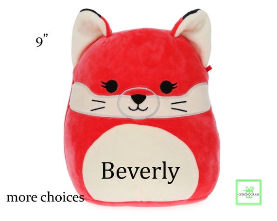 Personalized Squishmallow Fifi Fox 8 Inch Red Fox Squishable Etsy Uk