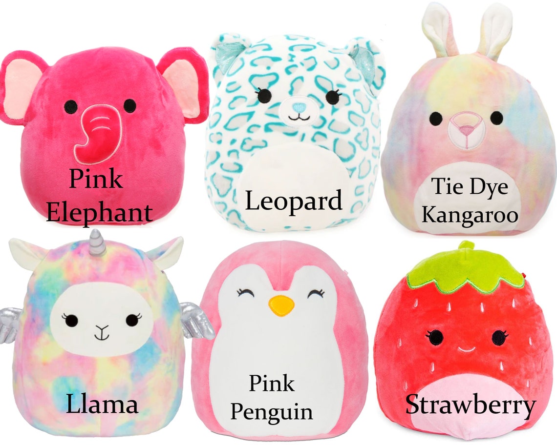 Personalized Squishmallow Tie Dye Snail 9 inch Squishable Etsy