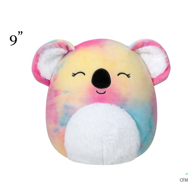 Personalized Squishmallow Katya Koala 9 inch, Tie Dye Koala, Squishable plush, Gift, Personalized Stuffed Animal, Custom Plush