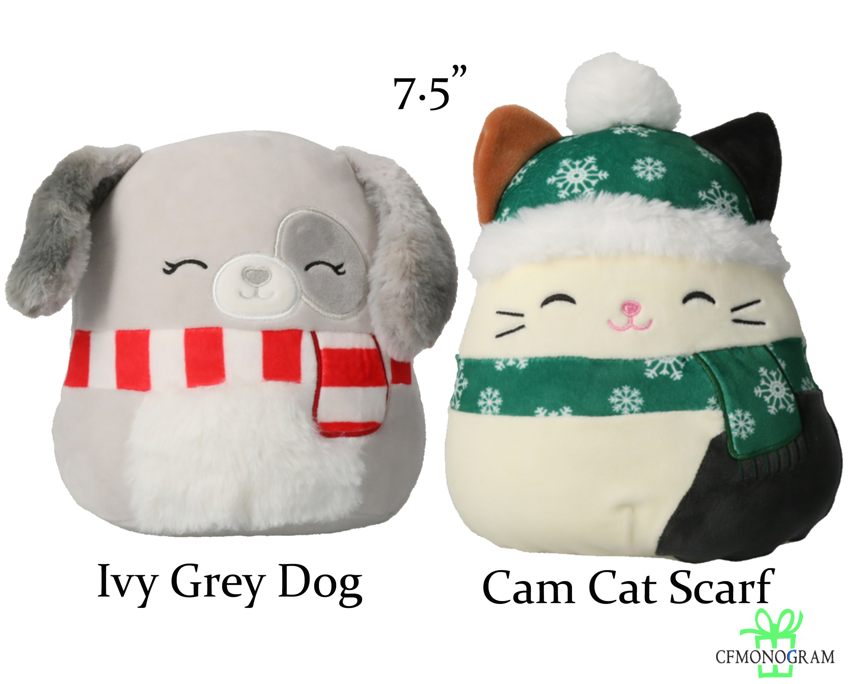 Squishmallows Official Cam the Cat 4-Inch Ornament Plush