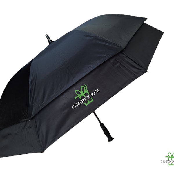 Custom Umbrella Golf, Personalized Umbrella, monogram umbrella, Red Umbrella, personalized gift, teacher gift, gift for employee, Logo