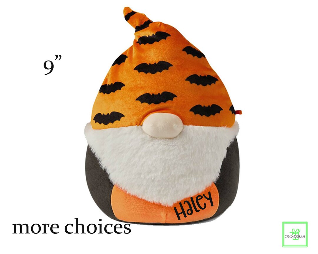 Personalized Halloween Squishmallow Tenson Gnome 9 Inch Etsy